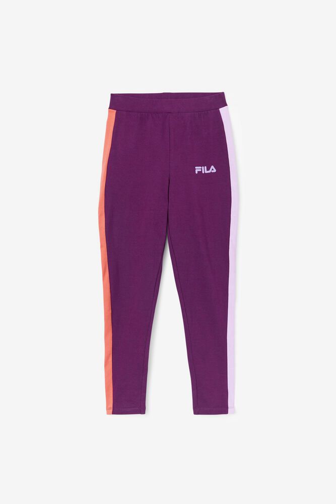 Fila Legging Mercy Womens Purple - India FOW-816042